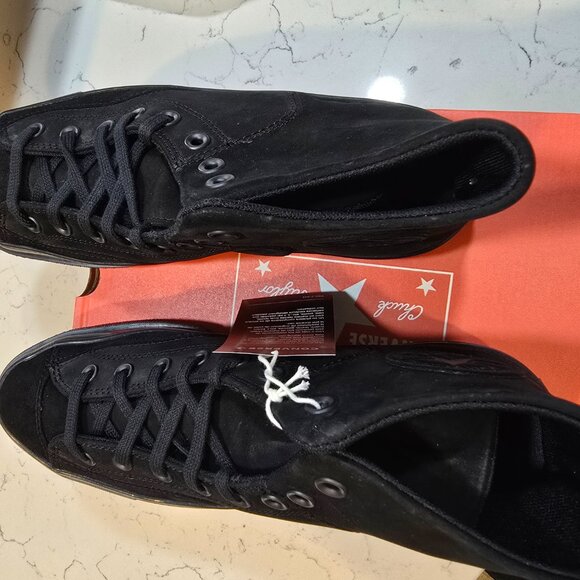 Converse Chuck Taylor 70 Marquis Hi Suede Triple BLACK A09441C Shoe Mens Sz 10 - Picture 7 of 12